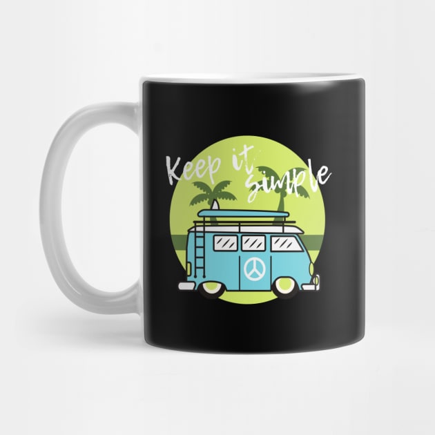 Keep it simple green design for van lifers and van enthusiasts by BlueLightDesign